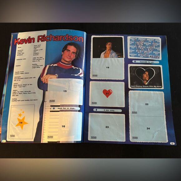 1997 Backstreet Boys Pop Music Vintage Sticker Card Book - NOW $10 - Picture 7 of 7
